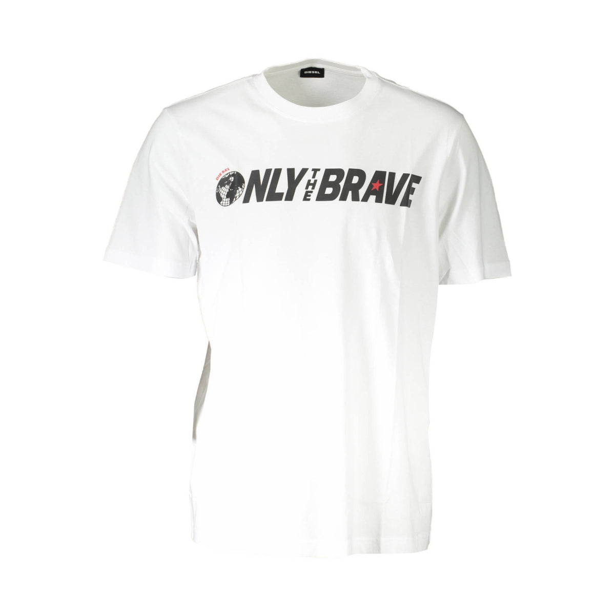 T-shirt branca com logótipo Only The Brave no peito