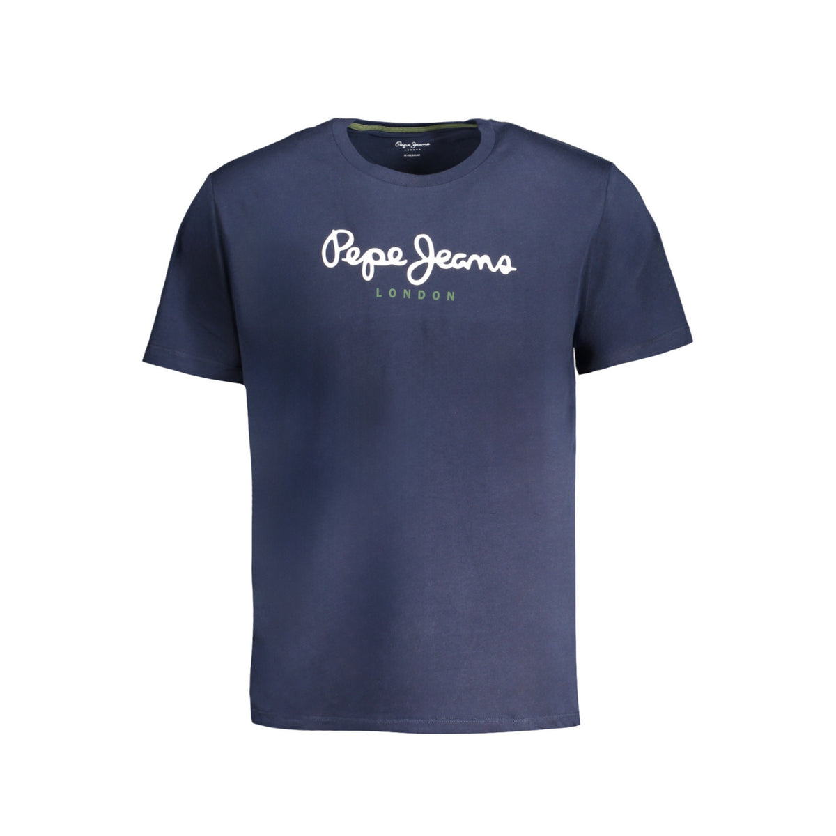 T-shirt Pepe Jeans Eggo azul-marinho com logótipo no peito